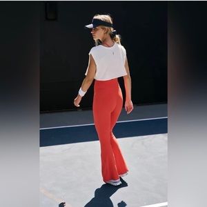 NWOT Free People good Karma/hatch Flare Jumpsuit